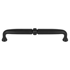 Top Knobs [TK1023BLK] Die Cast Zinc Cabinet Pull Handle - Henderson Series - Oversized - Flat Black Finish - 6 5/16&quot; C/C - 6 7/8&quot; L