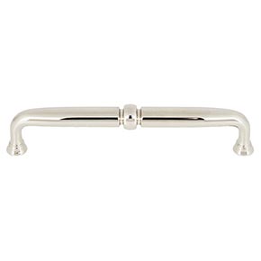 Top Knobs [TK1023PN] Die Cast Zinc Cabinet Pull Handle - Henderson Series - Oversized - Polished Nickel Finish - 6 5/16" C/C - 6 7/8" L