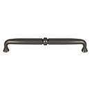 Top Knobs [TK1024AG] Die Cast Zinc Cabinet Pull Handle - Henderson Series - Oversized - Ash Gray Finish - 7 9/16" C/C - 8 1/8" L