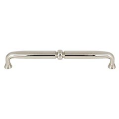Top Knobs [TK1024PN] Die Cast Zinc Cabinet Pull Handle - Henderson Series - Oversized - Polished Nickel Finish - 7 9/16&quot; C/C - 8 1/8&quot; L