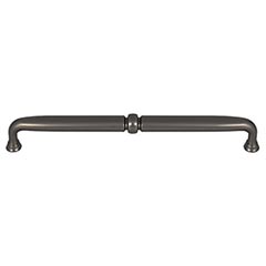 Top Knobs [TK1025AG] Die Cast Zinc Cabinet Pull Handle - Henderson Series - Oversized - Ash Gray Finish - 8 13/16" C/C - 9 3/8" L