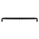 Top Knobs [TK1026BLK] Die Cast Zinc Cabinet Pull Handle - Henderson Series - Oversized - Flat Black Finish - 12" C/C - 12 5/8" L