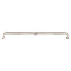 Top Knobs [TK1026PN] Die Cast Zinc Cabinet Pull Handle - Henderson Series - Oversized - Polished Nickel Finish - 12&quot; C/C - 12 5/8&quot; L