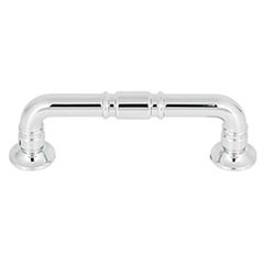 Top Knobs [TK1001PC] Die Cast Zinc Cabinet Pull Handle - Kent Series - Standard Size - Polished Chrome Finish - 3&quot; C/C - 3 3/4&quot; L