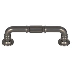 Top Knobs [TK1002AG] Die Cast Zinc Cabinet Pull Handle - Kent Series - Standard Size - Ash Gray Finish - 3 3/4" C/C - 4 9/16" L