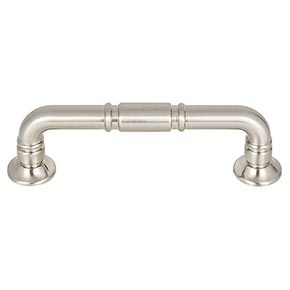 Top Knobs [TK1002BSN] Die Cast Zinc Cabinet Pull Handle - Kent Series - Standard Size - Brushed Satin Nickel Finish - 3 3/4" C/C - 4 9/16" L