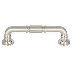 Top Knobs [TK1002BSN] Die Cast Zinc Cabinet Pull Handle - Kent Series - Standard Size - Brushed Satin Nickel Finish - 3 3/4" C/C - 4 9/16" L