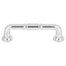 Top Knobs [TK1002PC] Die Cast Zinc Cabinet Pull Handle - Kent Series - Standard Size - Polished Chrome Finish - 3 3/4&quot; C/C - 4 9/16&quot; L