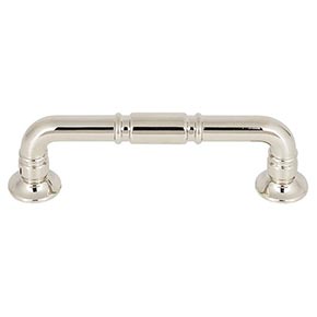 Top Knobs [TK1002PN] Die Cast Zinc Cabinet Pull Handle - Kent Series - Standard Size - Polished Nickel Finish - 3 3/4" C/C - 4 9/16" L