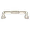 Top Knobs [TK1002PN] Die Cast Zinc Cabinet Pull Handle - Kent Series - Standard Size - Polished Nickel Finish - 3 3/4&quot; C/C - 4 9/16&quot; L