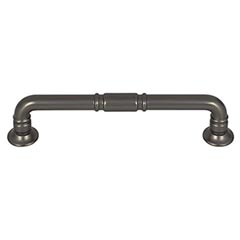 Top Knobs [TK1003AG] Die Cast Zinc Cabinet Pull Handle - Kent Series - Oversized - Ash Gray Finish - 5 1/16" C/C - 5 7/8" L