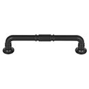 Top Knobs [TK1003BLK] Die Cast Zinc Cabinet Pull Handle - Kent Series - Oversized - Flat Black Finish - 5 1/16" C/C - 5 7/8" L