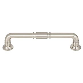 Top Knobs [TK1003BSN] Die Cast Zinc Cabinet Pull Handle - Kent Series - Oversized - Brushed Satin NIckel Finish - 5 1/16" C/C - 5 7/8" L