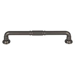Top Knobs [TK1004AG] Die Cast Zinc Cabinet Pull Handle - Kent Series - Oversized - Ash Gray Finish - 6 5/16" C/C - 7 1/8" L