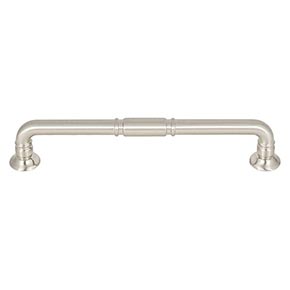 Top Knobs [TK1004BSN] Die Cast Zinc Cabinet Pull Handle - Kent Series - Oversized - Brushed Satin Nickel Finish - 6 5/16" C/C - 7 1/8" L