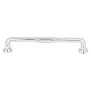 Top Knobs [TK1004PC] Die Cast Zinc Cabinet Pull Handle - Kent Series - Oversized - Polished Chrome Finish - 6 5/16" C/C - 7 1/8" L