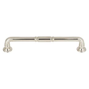 Top Knobs [TK1004PN] Die Cast Zinc Cabinet Pull Handle - Kent Series - Oversized - Polished NIckel Finish - 6 5/16" C/C - 7 1/8" L