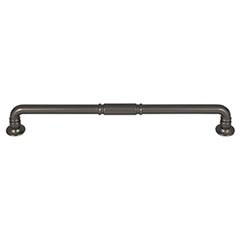 Top Knobs [TK1006AG] Die Cast Zinc Cabinet Pull Handle - Kent Series - Oversized - Ash Gray Finish - 8 13/16&quot; C/C - 9 5/8&quot; L