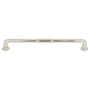 Top Knobs [TK1006PN] Die Cast Zinc Cabinet Pull Handle - Kent Series - Oversized - Polished Nickel Finish - 8 13/16" C/C - 9 5/8" L