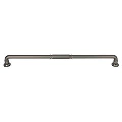 Top Knobs [TK1007AG] Die Cast Zinc Cabinet Pull Handle - Kent Series - Oversized - Ash Gray Finish - 12" C/C - 12 13/16" L