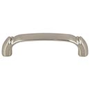 Top Knobs [TK1031BSN] Die Cast Zinc Cabinet Pull Handle - Pomander Series - Standard Size - Brushed Satin Nickel Finish - 3 3/4" C/C - 4 7/16" L