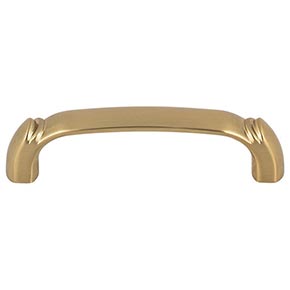 Top Knobs [TK1031HB] Die Cast Zinc Cabinet Pull Handle - Pomander Series - Standard Size - Honey Bronze Finish - 3 3/4" C/C - 4 7/16" L
