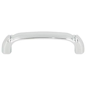 Top Knobs [TK1031PC] Die Cast Zinc Cabinet Pull Handle - Pomander Series - Standard Size - Polished Chrome Finish - 3 3/4" C/C - 4 7/16" L