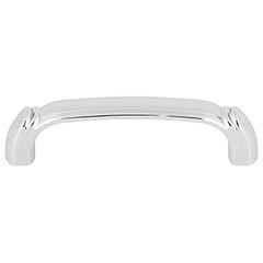 Top Knobs [TK1031PC] Die Cast Zinc Cabinet Pull Handle - Pomander Series - Standard Size - Polished Chrome Finish - 3 3/4" C/C - 4 7/16" L