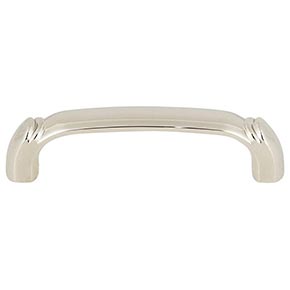 Top Knobs [TK1031PN] Die Cast Zinc Cabinet Pull Handle - Pomander Series - Standard Size - Polished Nickel Finish - 3 3/4" C/C - 4 7/16" L