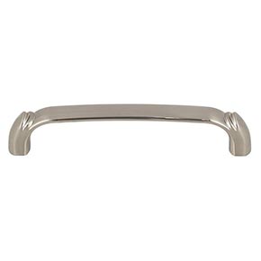 Top Knobs [TK1032BSN] Die Cast Zinc Cabinet Pull Handle - Pomander Series - Oversized - Brushed Satin Nickel Finish - 5 1/16" C/C - 5 11/16" L