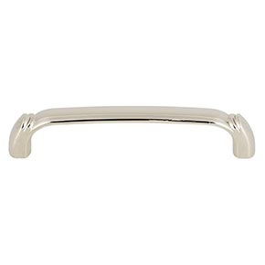 Top Knobs [TK1032PN] Die Cast Zinc Cabinet Pull Handle - Pomander Series - Oversized - Polished Nickel Finish - 5 1/16" C/C - 5 11/16" L
