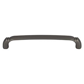 Top Knobs [TK1033AG] Die Cast Zinc Cabinet Pull Handle - Pomander Series - Oversized - Ash Gray Finish - 6 5/16" C/C - 6 15/16" L