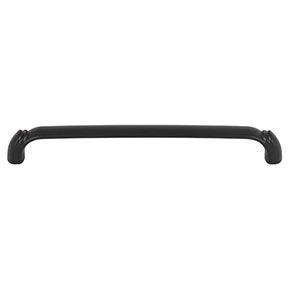 Top Knobs [TK1034BLK] Die Cast Zinc Cabinet Pull Handle - Pomander Series - Oversized - Flat Black Finish - 7 9/16" C/C - 8 13/16" L