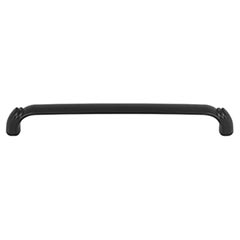 Top Knobs [TK1034BLK] Die Cast Zinc Cabinet Pull Handle - Pomander Series - Oversized - Flat Black Finish - 7 9/16" C/C - 8 13/16" L