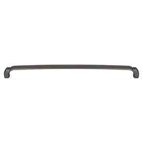 Top Knobs [TK1036AG] Die Cast Zinc Cabinet Pull Handle - Pomander Series - Oversized - Ash Gray Finish - 12" C/C - 12 1/2" L