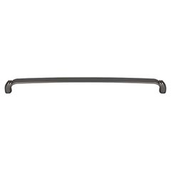 Top Knobs [TK1036AG] Die Cast Zinc Cabinet Pull Handle - Pomander Series - Oversized - Ash Gray Finish - 12" C/C - 12 1/2" L