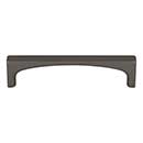 Top Knobs [TK1012AG] Die Cast Zinc Cabinet Pull Handle - Riverside Series - Standard Size - Ash Gray Finish - 3 3/4" C/C - 4 3/16" L