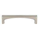 Top Knobs [TK1012BSN] Die Cast Zinc Cabinet Pull Handle - Riverside Series - Standard Size - Brushed Satin Nickel Finish - 3 3/4" C/C - 4 3/16" L