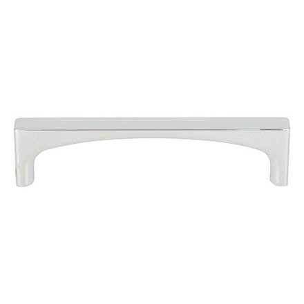 Top Knobs [TK1012PC] Die Cast Zinc Cabinet Pull Handle - Riverside Series - Standard Size - Polished Chrome Finish - 3 3/4" C/C - 4 3/16" L