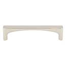 Top Knobs [TK1012PN] Die Cast Zinc Cabinet Pull Handle - Riverside Series - Standard Size - Polished Nickel Finish - 3 3/4" C/C - 4 3/16" L