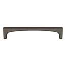 Top Knobs [TK1013AG] Die Cast Zinc Cabinet Pull Handle - Riverside Series - Oversized - Ash Gray Finish - 5 1/16" C/C - 5 3/8" L