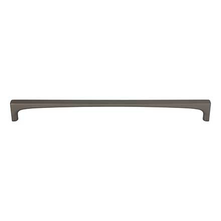 Top Knobs [TK1016AG] Die Cast Zinc Cabinet Pull Handle - Riverside Series - Oversized - Ash Gray Finish - 8 13/16&quot; C/C - 9 3/16&quot; L