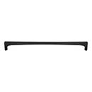 Top Knobs [TK1016BLK] Die Cast Zinc Cabinet Pull Handle - Riverside Series - Oversized - Flat Black Finish - 8 13/16" C/C - 9 3/16" L