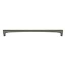 Top Knobs [TK1017AG] Die Cast Zinc Cabinet Pull Handle - Riverside Series - Oversized - Ash Gray Finish - 12" C/C - 12 3/8" L