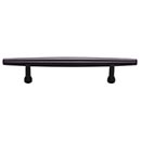 Top Knobs [TK963BLK] Die Cast Zinc Cabinet Pull Handle - Allendale Series - Standard Size - Flat Black Finish - 3 3/4" C/C - 6 1/32" L