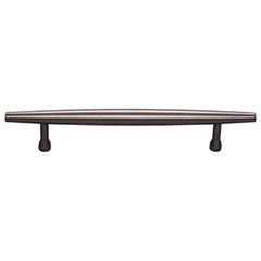 Top Knobs [TK964AG] Die Cast Zinc Cabinet Pull Handle - Allendale Series - Oversized - Ash Gray Finish - 5 1/16" C/C - 7 1/4" L