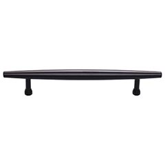 Top Knobs [TK964BLK] Die Cast Zinc Cabinet Pull Handle - Allendale Series - Oversized - Flat Black Finish - 5 1/16" C/C - 7 1/4" L