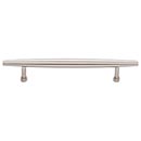 Top Knobs [TK964BSN] Die Cast Zinc Cabinet Pull Handle - Allendale Series - Oversized - Brushed Satin Nickel Finish - 5 1/16&quot; C/C - 7 1/4&quot; L