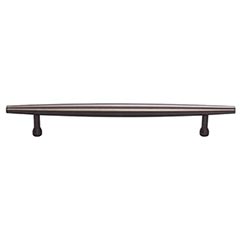 Top Knobs [TK965AG] Die Cast Zinc Cabinet Pull Handle - Allendale Series - Oversized - Ash Gray Finish - 6 5/16" C/C - 8 1/2" L