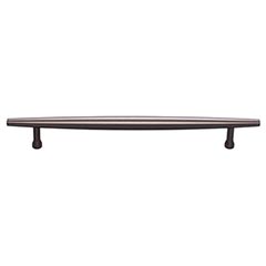Top Knobs [TK966AG] Die Cast Zinc Cabinet Pull Handle - Allendale Series - Oversized - Ash Gray Finish - 7 9/16" C/C - 9 13/16" L